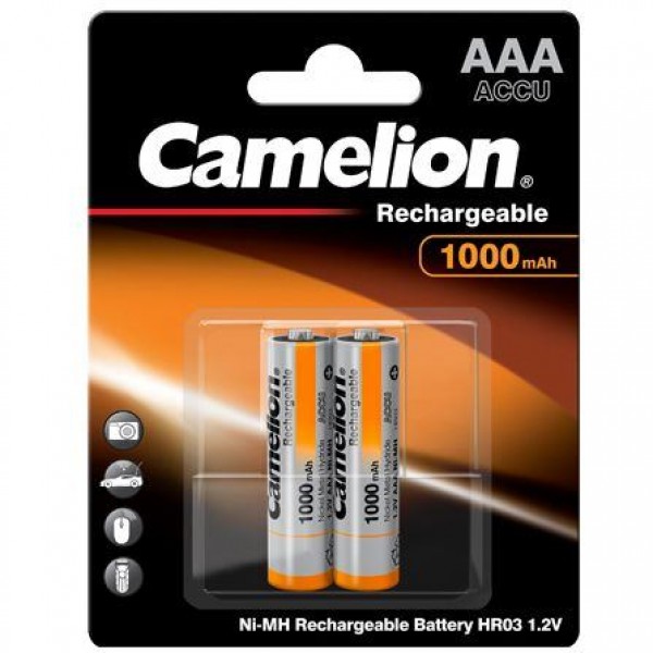 CAMELION Batérie nabíjateľné AAA 2ks NI-MH 1000mAh