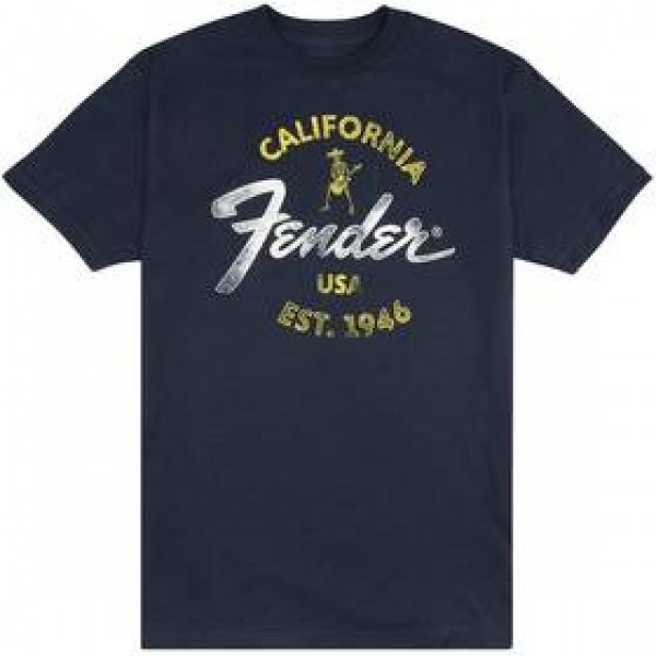 919-0117-406 FENDER tričko Baja Blue M