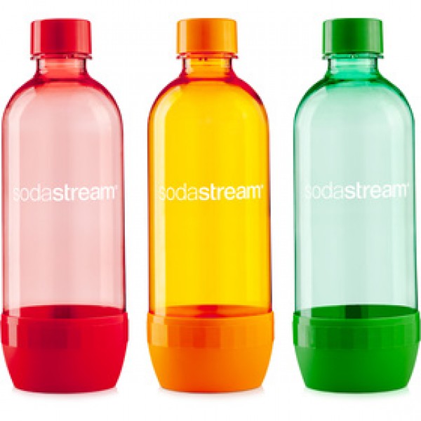 Fľaša TriPack 1l orange/green/red SODAST