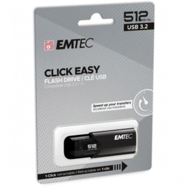 B110 USB3.2 512GB BLA Click Easy EMTEC
